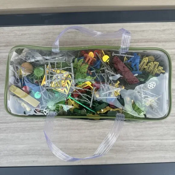 JaxoJoy 200 Piece Army Toy Military Set: Army Men Vehicles Aircraft Boats & More - Picture 7 of 8